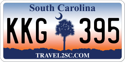 SC license plate KKG395