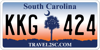 SC license plate KKG424