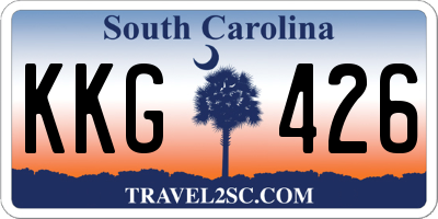 SC license plate KKG426