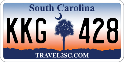 SC license plate KKG428