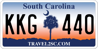 SC license plate KKG440