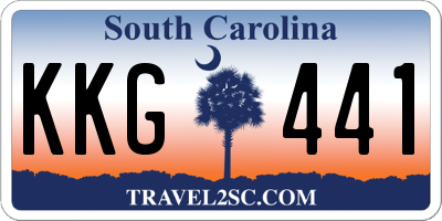 SC license plate KKG441