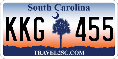 SC license plate KKG455
