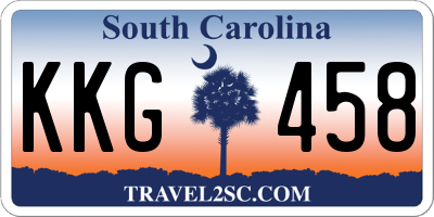 SC license plate KKG458