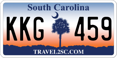 SC license plate KKG459