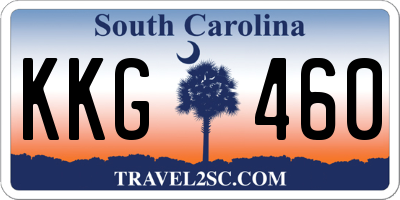 SC license plate KKG460
