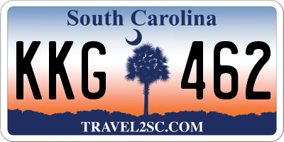SC license plate KKG462