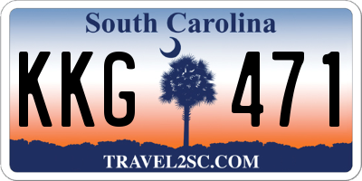 SC license plate KKG471