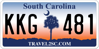 SC license plate KKG481