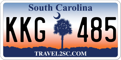 SC license plate KKG485