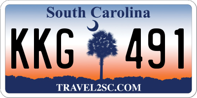 SC license plate KKG491