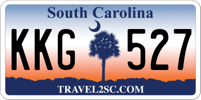 SC license plate KKG527