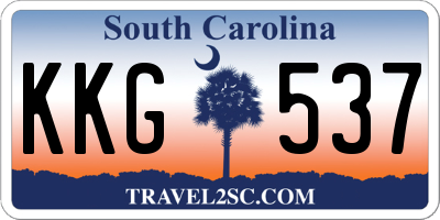 SC license plate KKG537