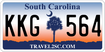 SC license plate KKG564