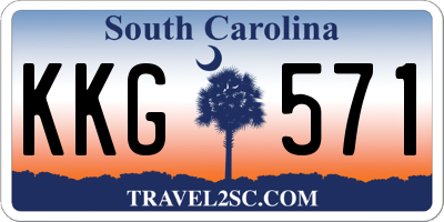 SC license plate KKG571