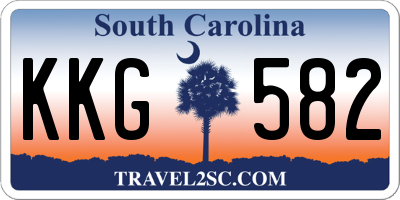 SC license plate KKG582