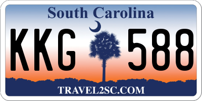 SC license plate KKG588