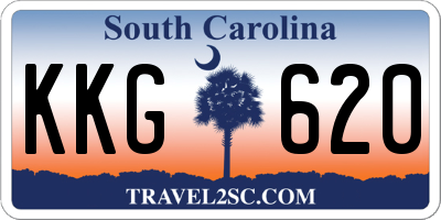 SC license plate KKG620