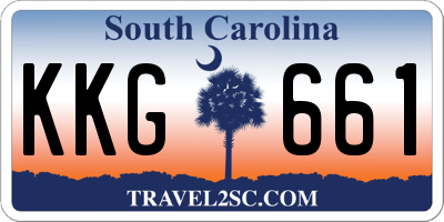 SC license plate KKG661