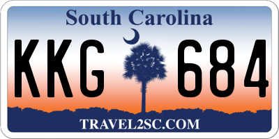 SC license plate KKG684