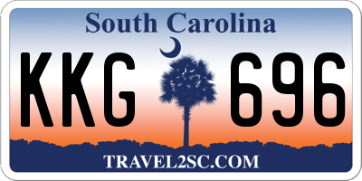 SC license plate KKG696