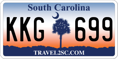 SC license plate KKG699