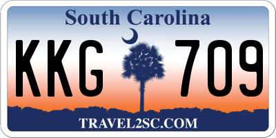 SC license plate KKG709
