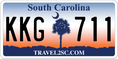 SC license plate KKG711