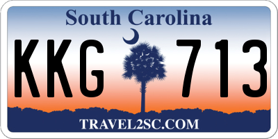 SC license plate KKG713