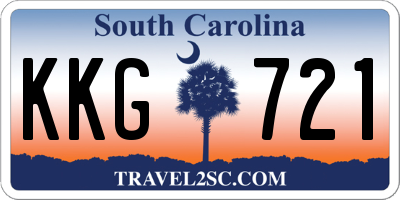 SC license plate KKG721