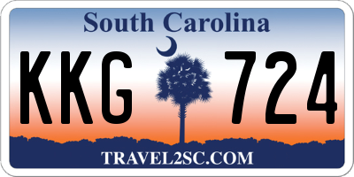 SC license plate KKG724