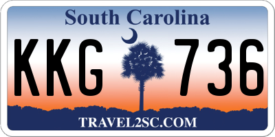 SC license plate KKG736