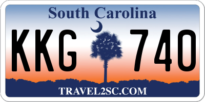 SC license plate KKG740