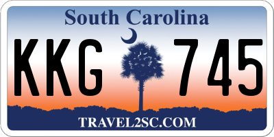 SC license plate KKG745