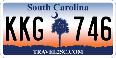 SC license plate KKG746