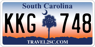 SC license plate KKG748