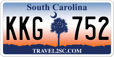 SC license plate KKG752