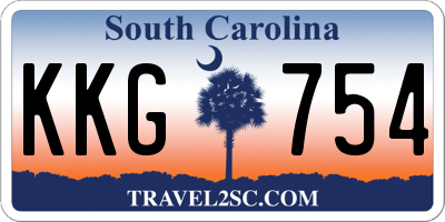 SC license plate KKG754