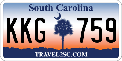 SC license plate KKG759