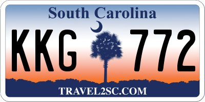 SC license plate KKG772