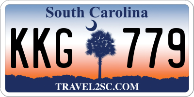 SC license plate KKG779
