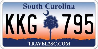 SC license plate KKG795