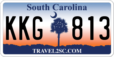 SC license plate KKG813