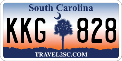 SC license plate KKG828