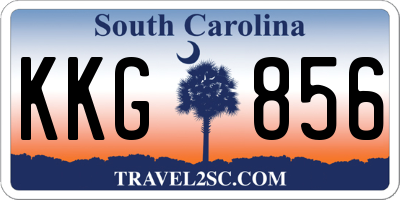 SC license plate KKG856