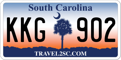 SC license plate KKG902