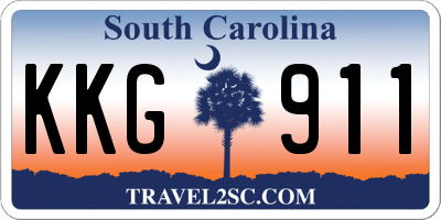 SC license plate KKG911