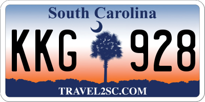 SC license plate KKG928