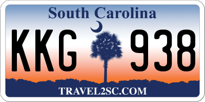 SC license plate KKG938