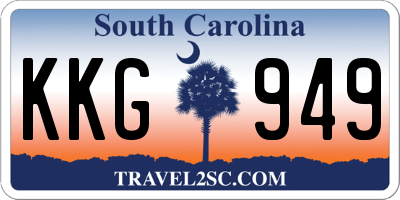 SC license plate KKG949
